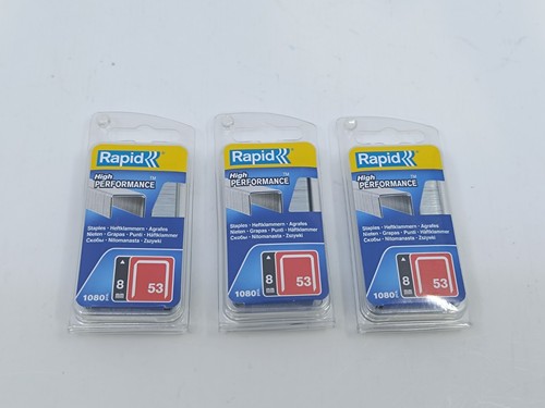 Rapid 8mm heftklammern - 3x,