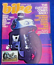 Bike Magazine - September 1976 - Road Test - Morini 350 Strada - Enduro Mopeds