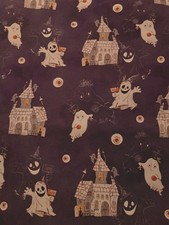 Halloweenstoff mit Geistern 