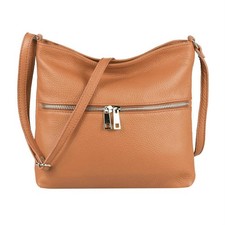 ITAL DAMEN LEDER TASCHE CROSS