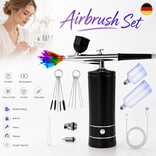 Tragbares airbrush set - airbrush,