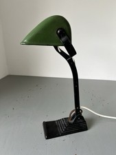 alte HORAX 6676 Schreibtischlampe Banker‘s Lampe Tischlampe 30er Vintage Disco 2