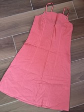 Leinen Kleid damen Sommerkleid kleid sommer Tailliert 40