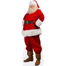 Santa Claus (Red Outfit) Pappaufsteller lebensgross