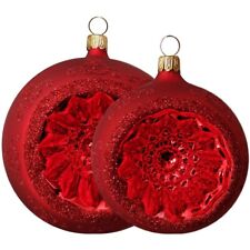 Reflexkugel rot seidenmatt