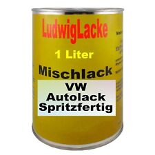 1Liter Autolack Basislack spritzfertig für VW Volkswagen CANDYWEISS LB9A