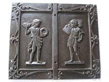 2teilige barocke Ofenplatte