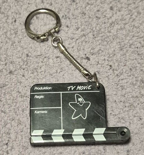 Schlüsselanhänger filmklappe - schlüsselanhänger,