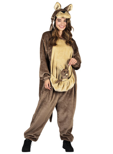 Känguru kostümoverall - kostümoverall,