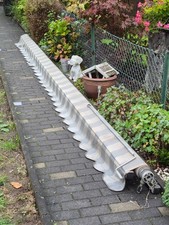 Markise Terrassenüberdachung, 6m breit mit Handkurbel und Wandhalterungen