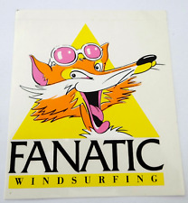 Werbe-Aufkleber Fanatic Windsurfing Fuchs Surfen Surfboards 80er Kult Surfmobil