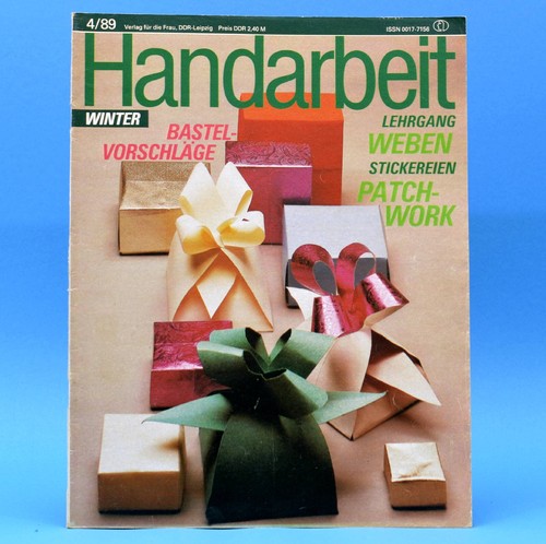 Ddr handarbeit 1989 - handarbeit,