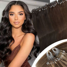 Haarverlängerung Micro Ring Loop Russisches Remy Echthaar Extensions 150Gr+ Dick