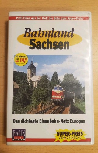 Vhs video bahnland sachsen - vhs,