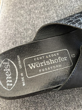 damen Pantolette Gr 7 Wörishofer Schwarz