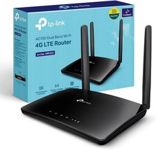 TP-Link Archer MR202 LTE Router, 4G Router SIM Karte, WLAN Dual-Band AC750, 4G