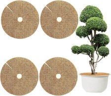 4er-Set Kokosmatten 40 cm – Mulch-, Unkraut- & Baumschutz, biologisch