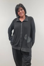 Blusentunika mit Druckknöpfen