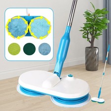 Floating Mop Elektrischer Bodenwischer Akku Mopp Wischer mit 6 Rotierenden Pads