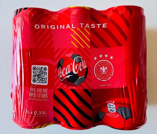 Coca cola 6er pack dfb - cola, stars
