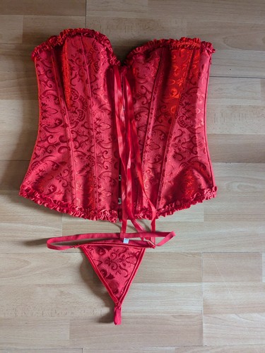 Rotes korsett damen - rotes, sexy