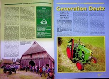 Schlepper Post 06/2007 Deutz 11er in einer seltenen Vorstellung auf 3 Seiten