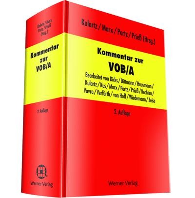 Kommentar zur vob hans - zur, hans-peter