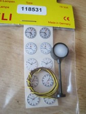 Uhr HO 1:87 *NEU* beleuchtet 