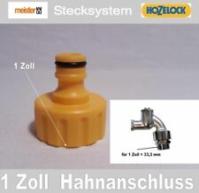 Hahnanschluss 1 Zoll Schnellkupplung, Stecksystem, Gartenschlauch