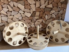 3 Stk Holz Gedrechselt Früh