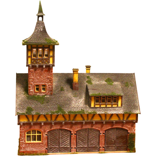 Diorama spur feuerwehrhaus - diorama,