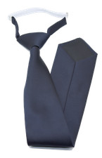 Krawatte blau gebunden mit