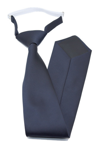 Krawatte blau gebunden mit
