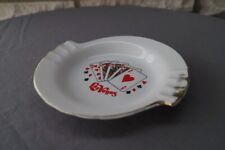 Gepflegter,älterer,Las Vegas Spielkarten,Skat,Poker Aschenbecher