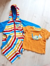 Jako-o Strandkleidung Jacke T-Shirt Hose Frottee Gr. 68 / 74 Baden Set maritim