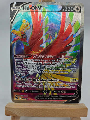 Pokemon karte 187 195 - karte:, ho-oh