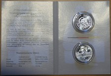 25 €  Dt. Einheit + Medaille Feinsilber 2 Münzen 999 er Silber 28,5g Rarität OZ
