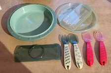 Kinder Besteck Geschirr Set für unterwegs Reiseset