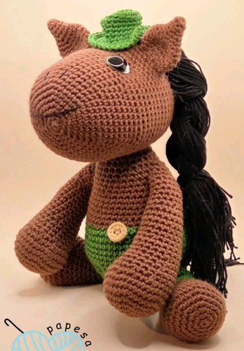 Amigurumi pony paloma - pony,