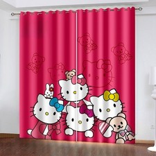 Maßgefertigte Vorhänge 01.Cartoon Katze Schlafzimmer Verdunklung UV-Schutz