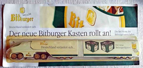 Bitburger mini truck 158 - bitburger, mini-truck