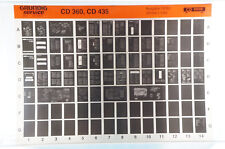 Grundig Service CD360 CD435 CD Player Klassiker Microfiche 1993 vintage K224