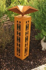 Säule Romantik  Edelrost Rost