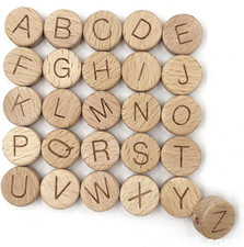 52pcs holzperlen mit