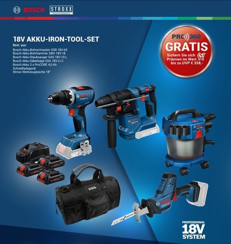 Bosch 18v profiset gsr - 18v,