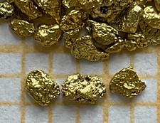 1 echtes Goldnugget, natürliches Gold aus Alaska/Yukon (als Geschenk/Anlage)B