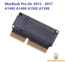 SSD NVMe Adapter MacBook Air Pro A1465 A1466 A1502 A1398, Versand bis 16 Uhr !!!