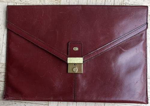 Aktentasche leder weinrot - ,, leder,