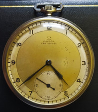 Omega Art Deco Cal.37.5L-15P, St.Steel, Sector Dial from 1937