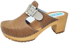 Moderne High Heels HOLZ CLOGS